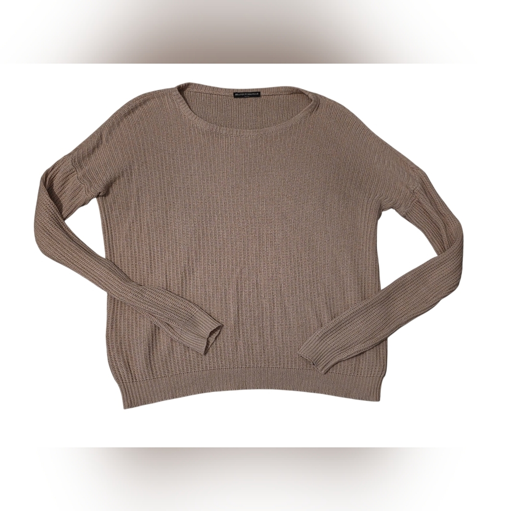 Brandy Melville Textured Lightweight Women's Crewneck Sweater OS